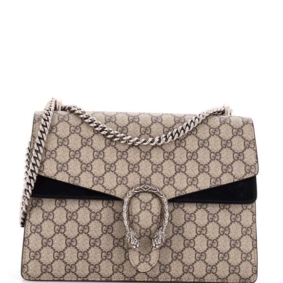 Dionysus Bag Gg Coated Canvas Medium #201685G16B - Picture 1 of 9